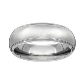 Titanium Shoulder Cut 7mm Ring