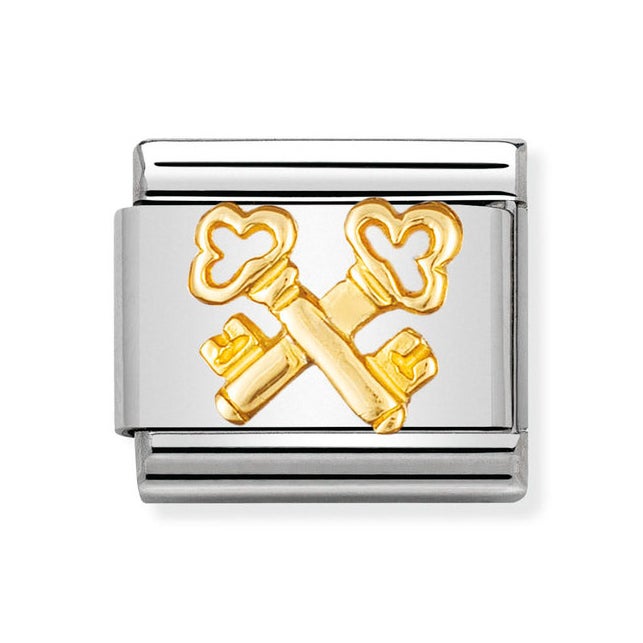 Nomination Classic Gold Keys Charm