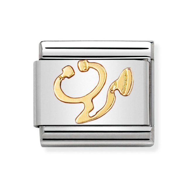 Nomination Classic Gold Stethoscope Charm