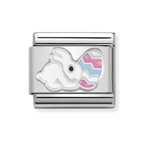 Classic Silver Easter Bunny Charm