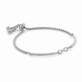 Milleluci Stainless Steel Infinity Bracelet