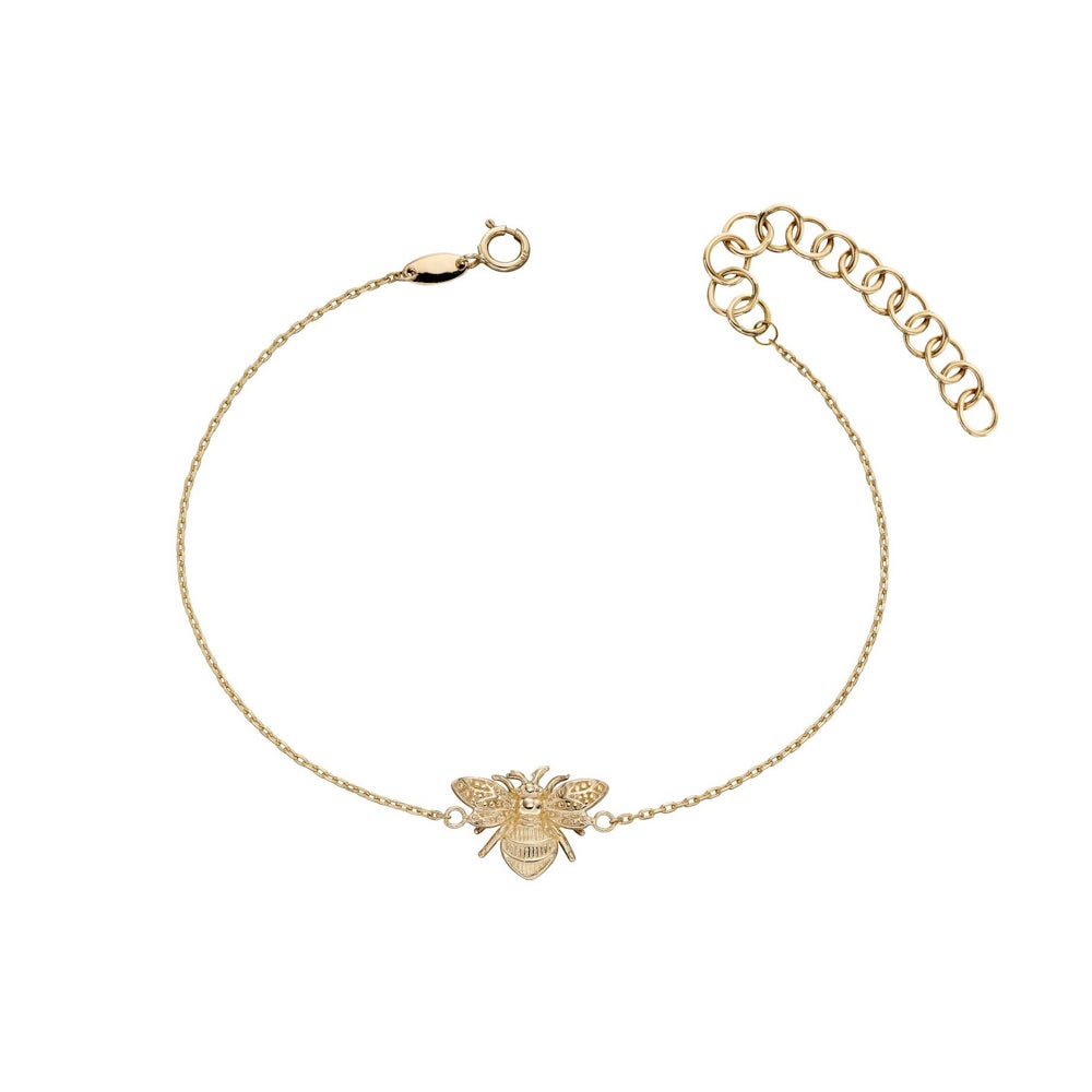 Fine Jewellery by John Greed 9ct Gold Bee Bracelet