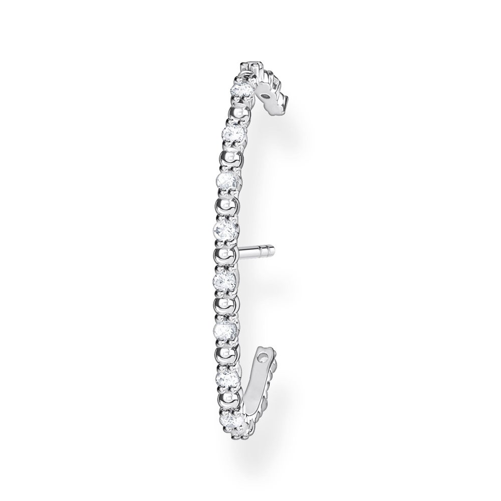 THOMAS SABO Silver CZ Single Stud Ear Cuff