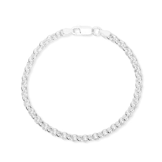 Silver Heavy Cable Chain Bracelet