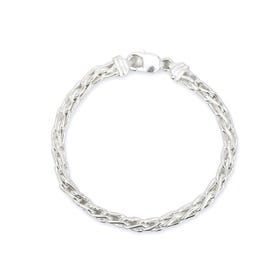 Silver Wheat Chain Bracelet