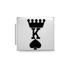 GLAM King of Spades Charm
