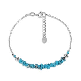 Anahita Silver Turquoise Bracelet