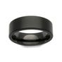 Black Zirconium Matte 9mm Ring