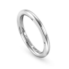 Endless Silver Plain Band Ring