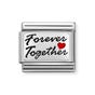 Classic Silver Forever Together with Heart Charm