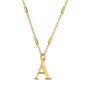 Gold Plated Iconic Initial Necklace