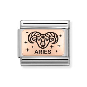 Classic Rose Gold Aries Charm