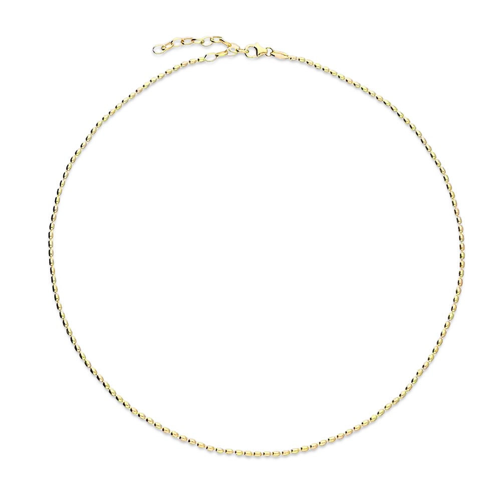 John Greed Signature Gold Plated Seed Bead Anklet