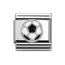 Classic Silver Soccer Ball Charm