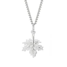 Wald Silver Maple Leaf Necklace