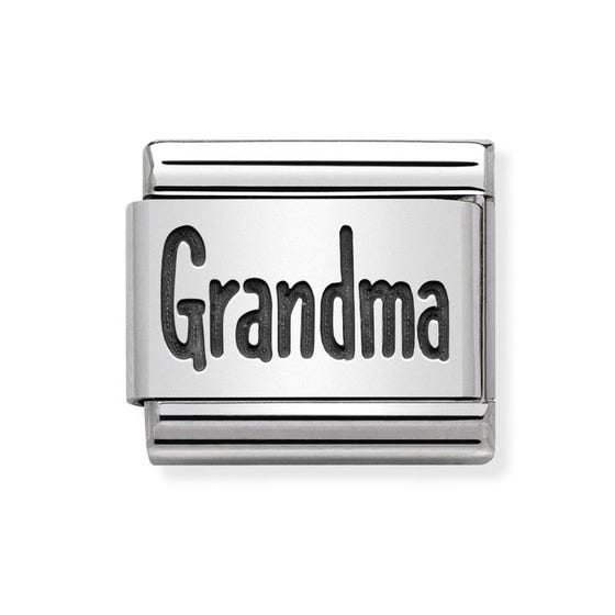 Classic Silver Grandma Charm