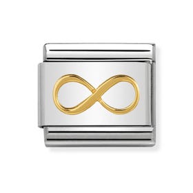 Classic Gold Infinity Symbol Charm