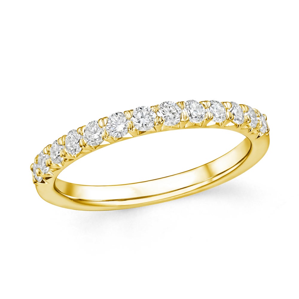 Fine Jewellery by John Greed 18ct Gold 0.50ct Diamond Half Eternity Ring