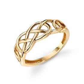 9ct Gold Celtic Pattern Ring