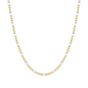 Beyond Stainless Steel & Gold PVD Figaro Curb Chain Necklace
