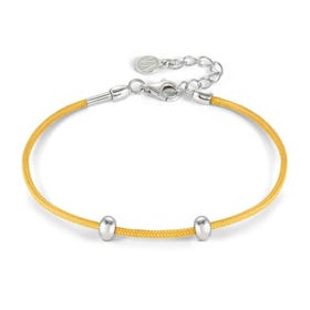 SeiMia Silver Yellow Cord Bracelet