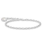 Silver Charmista Fine Chain Charm Bracelet