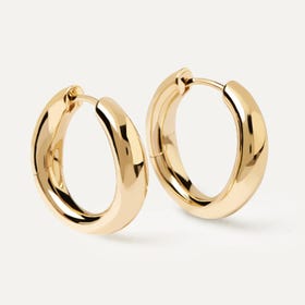 Gold Plated Pirouette Earrings