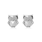 Silver Origami Owl Stud Earrings