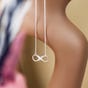 Muse Silver Infinity Necklace