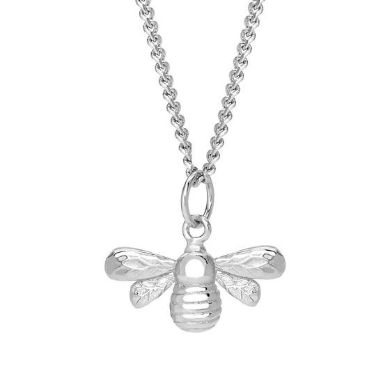 Tempest Meadow Silver Bee Necklace