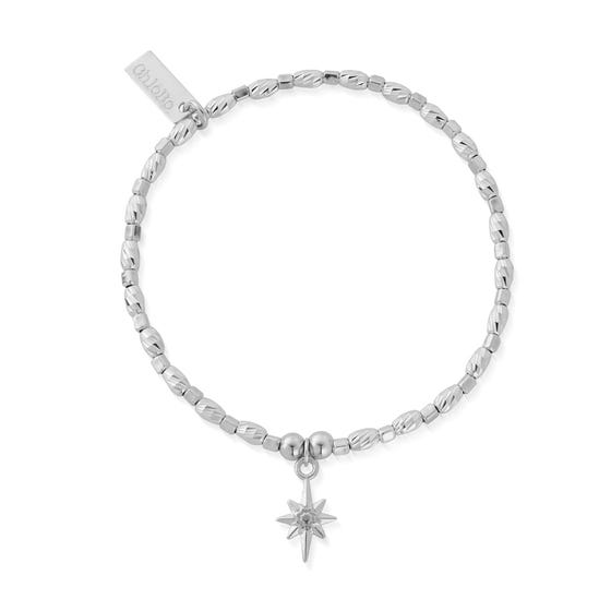 Silver Soul Glow Lucky Star Bracelet