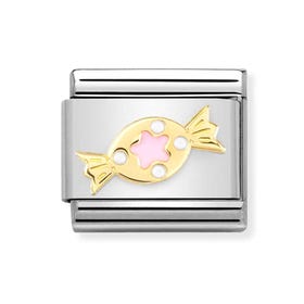 Classic Gold Pink Sweet Charm