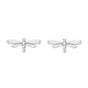 Meadow Silver Dragonfly Necklace & Earrings Set