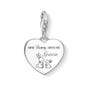 Charm Club Silver Some Bunny Loves You Name Heart Charm