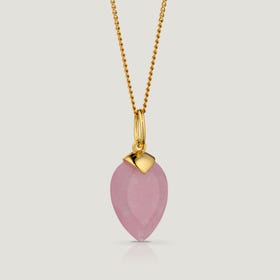 CANDY Kite Gold Plated Silver June Birthstone Quartz Necklace