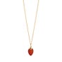 Kite Gold Plated Silver July Birthstone Chalcedony Necklace