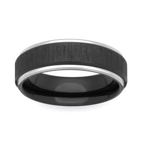 Zirconium Black 6mm Ring