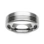 Titanium Stripe Accent 7mm Ring
