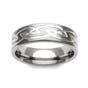 Titanium Celtic Knot Pattern 7mm Ring