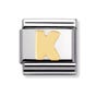 Classic Gold Letter K Charm